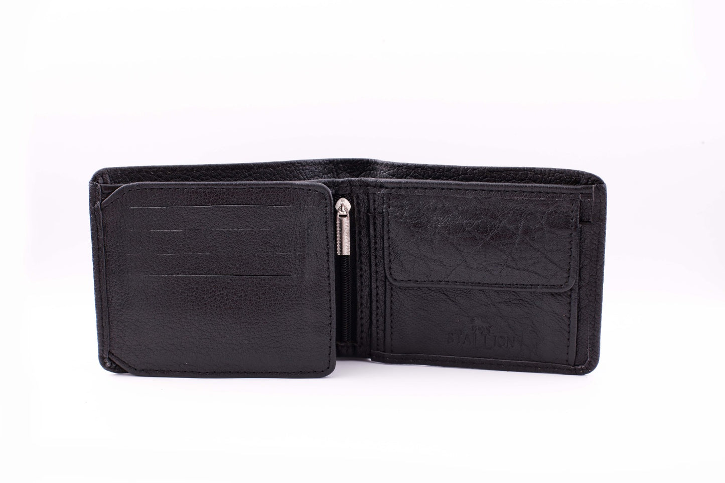 Hand made Full Grain Wallet in Black