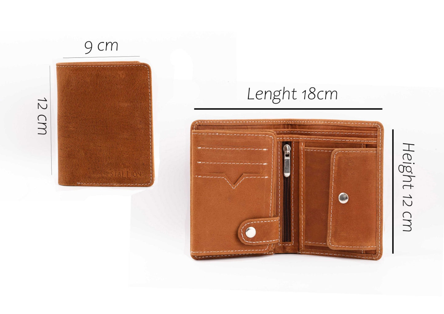 Thee STALLION Full Grain Buffalo skin Premium Wallet