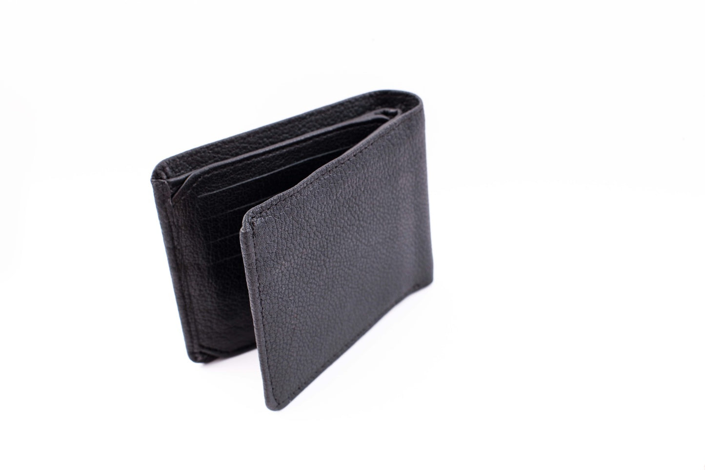 Hand made Full Grain Wallet in Black