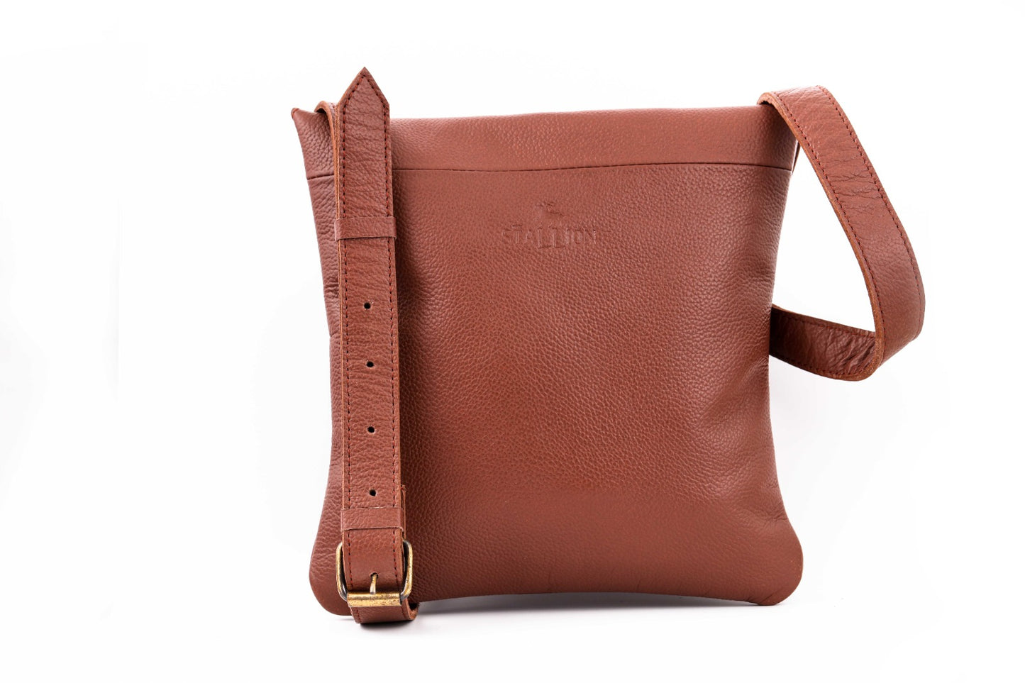 Buffalo Skin Cross Body bag Grain Texture