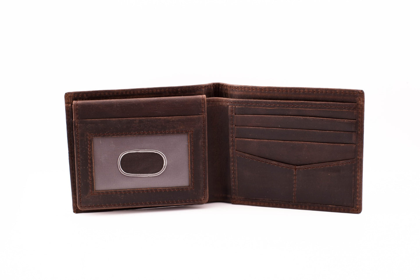 'Maverick' Crazy Horse Leather Wallet ( Three Crazy horse Shades )