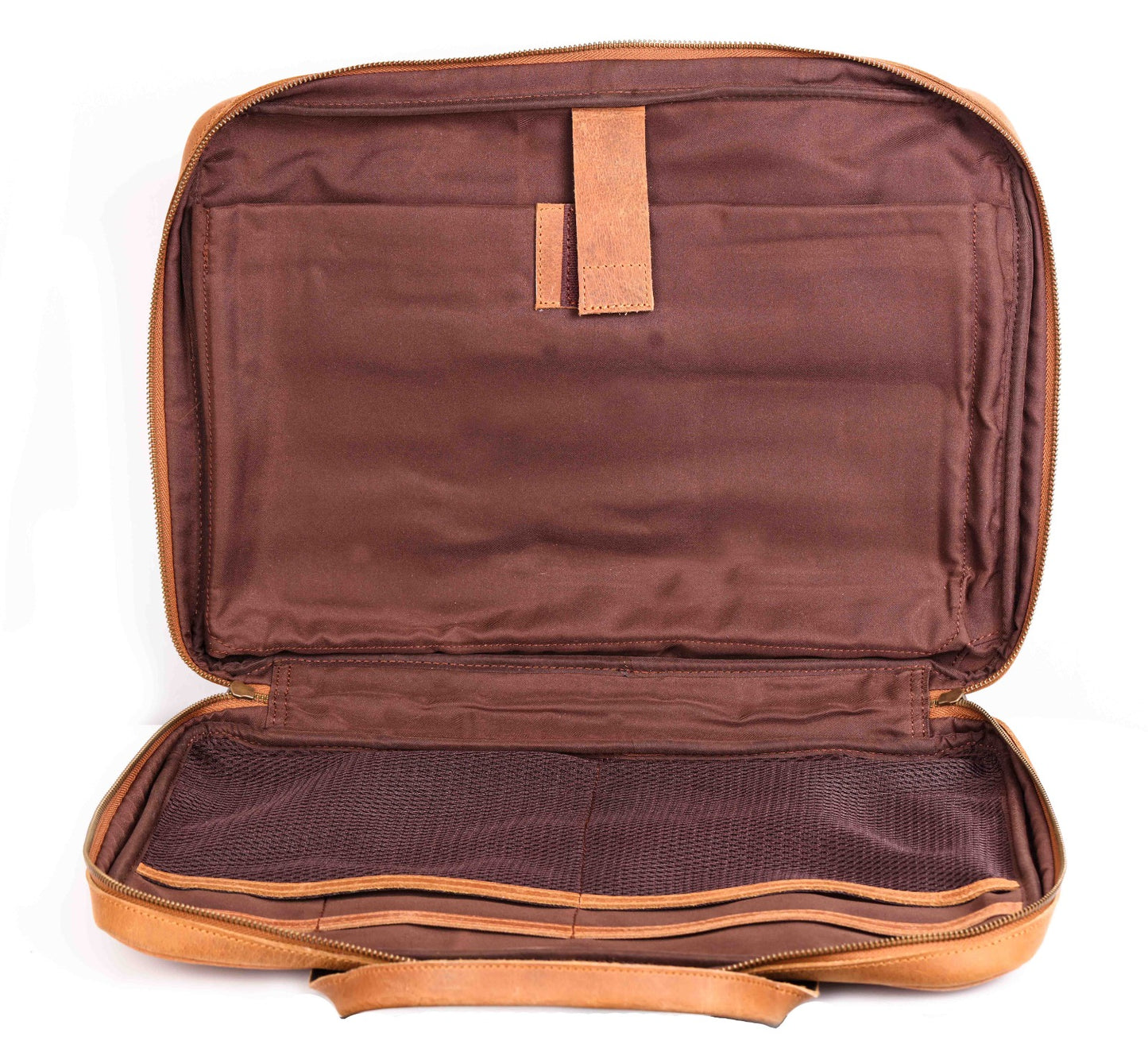 Thee Stallion Laptop Briefcase ( Tan Brown Shade)