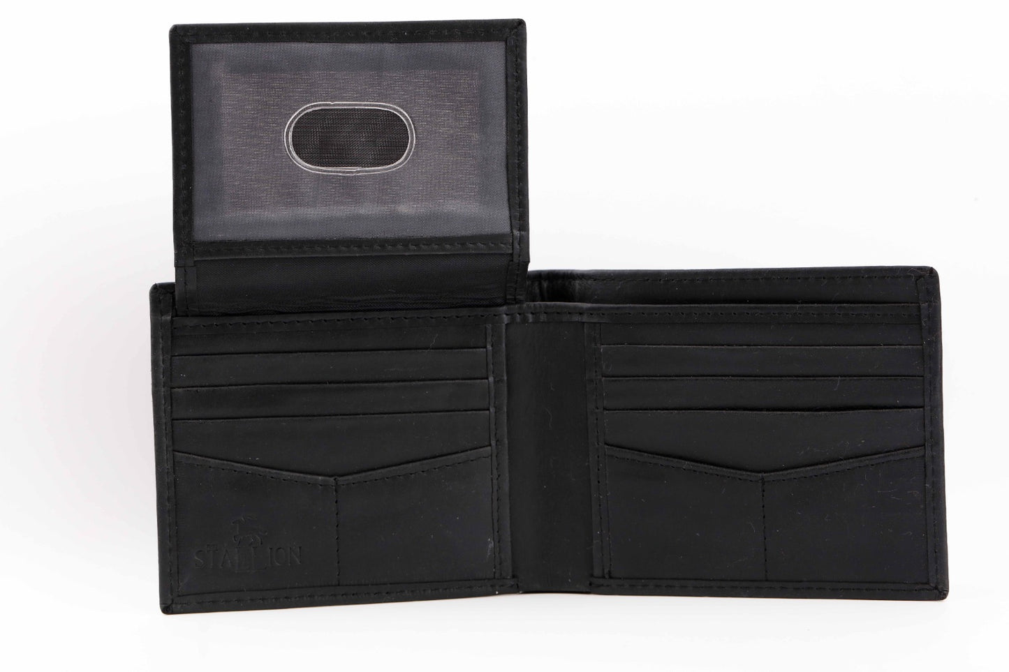 'Maverick' Crazy Horse Leather Wallet ( Three Crazy horse Shades )