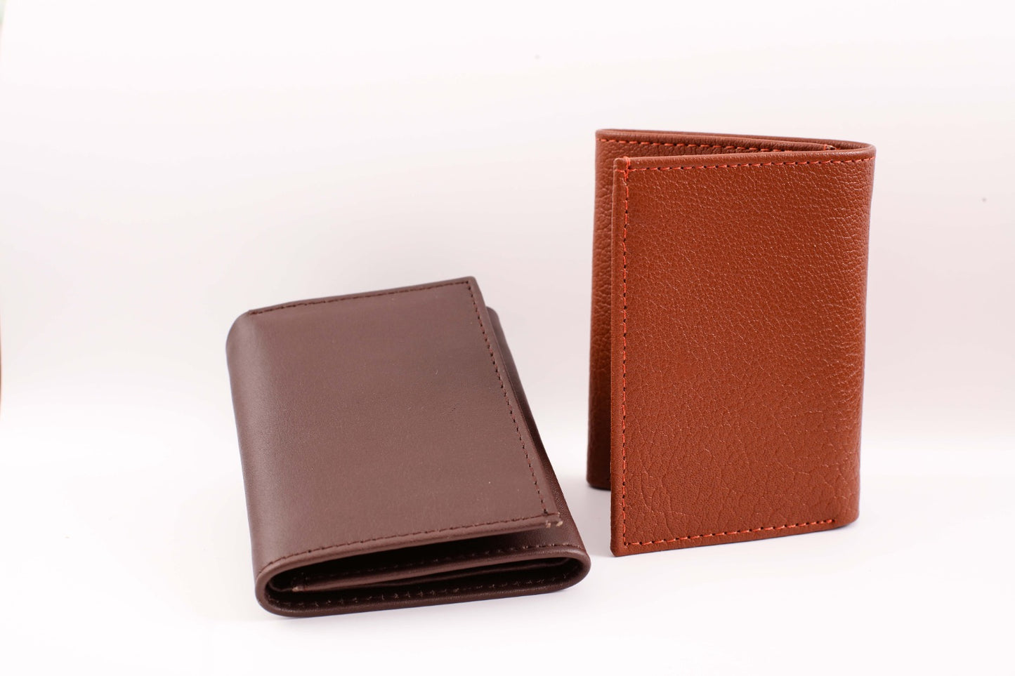 "Bison Bifold: Embrace the Wild with our Handcrafted Buffalo Skin Wallet - Perfect for both Men and Women" in Two colors