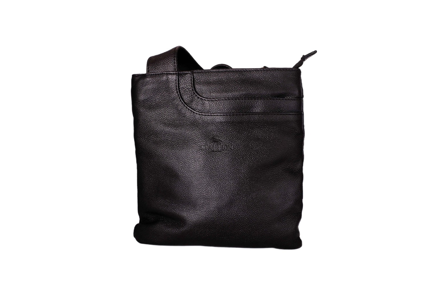 Buffalo Skin Cross Body bag Grain Texture