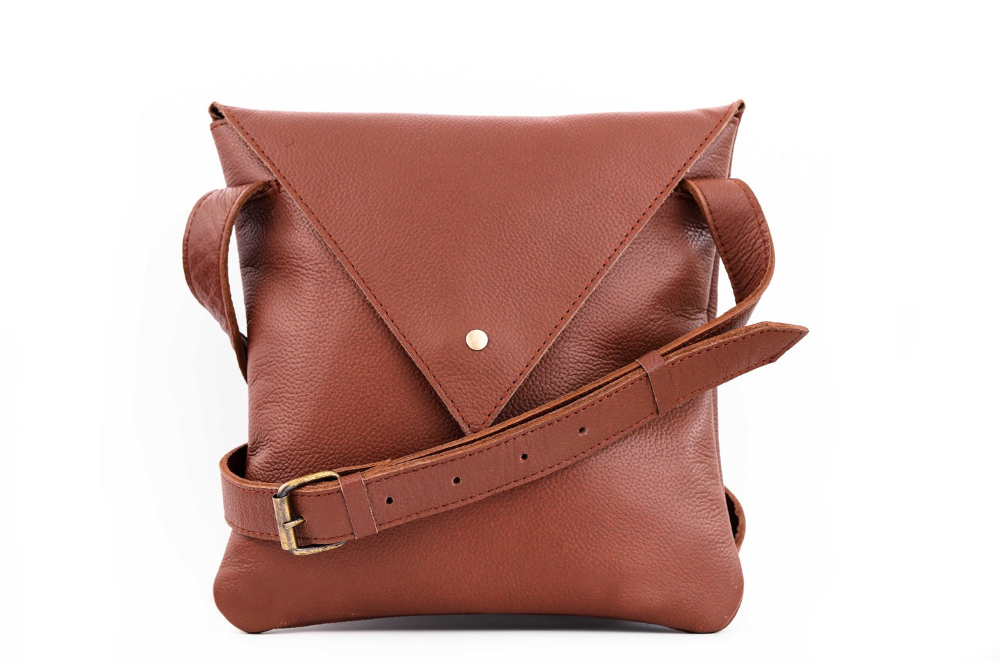 Buffalo Skin Cross Body bag Grain Texture