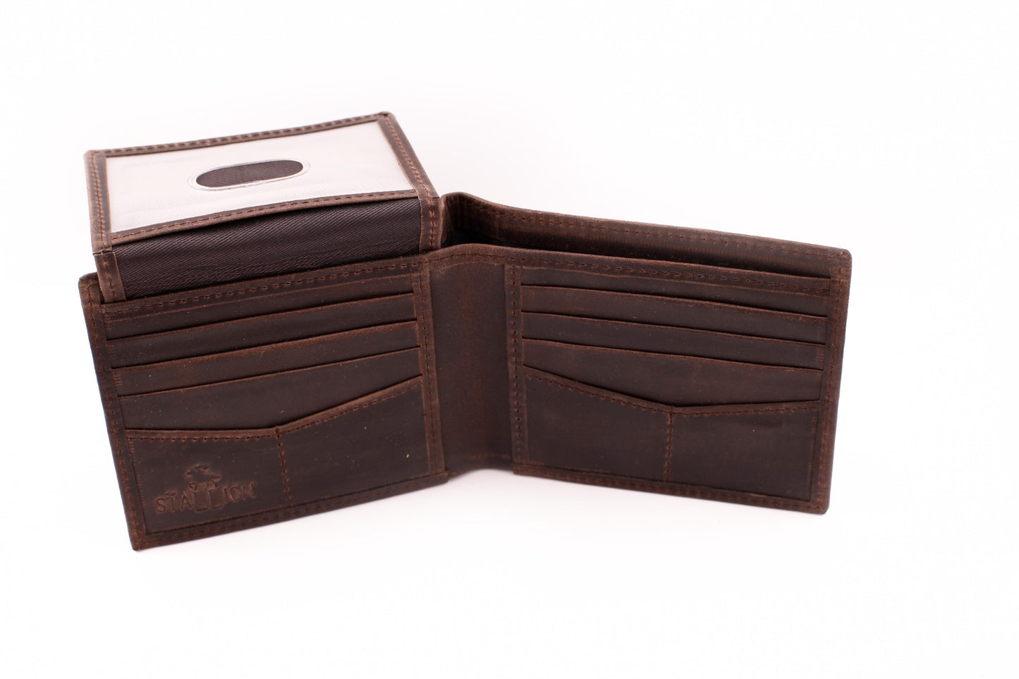 'Maverick' Crazy Horse Leather Wallet ( Three Crazy horse Shades )