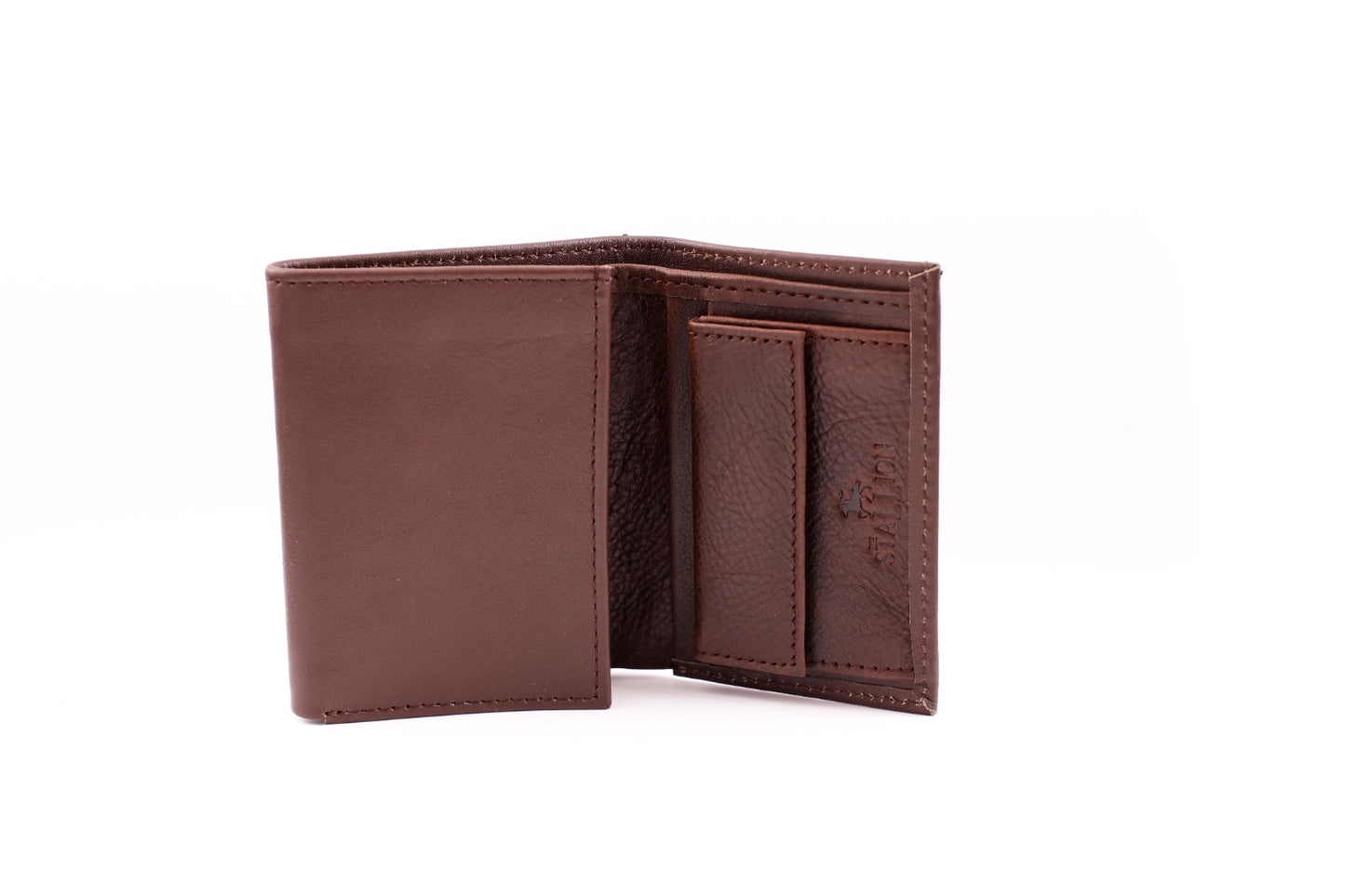 "Bison Bifold: Embrace the Wild with our Handcrafted Buffalo Skin Wallet - Perfect for both Men and Women" in Two colors