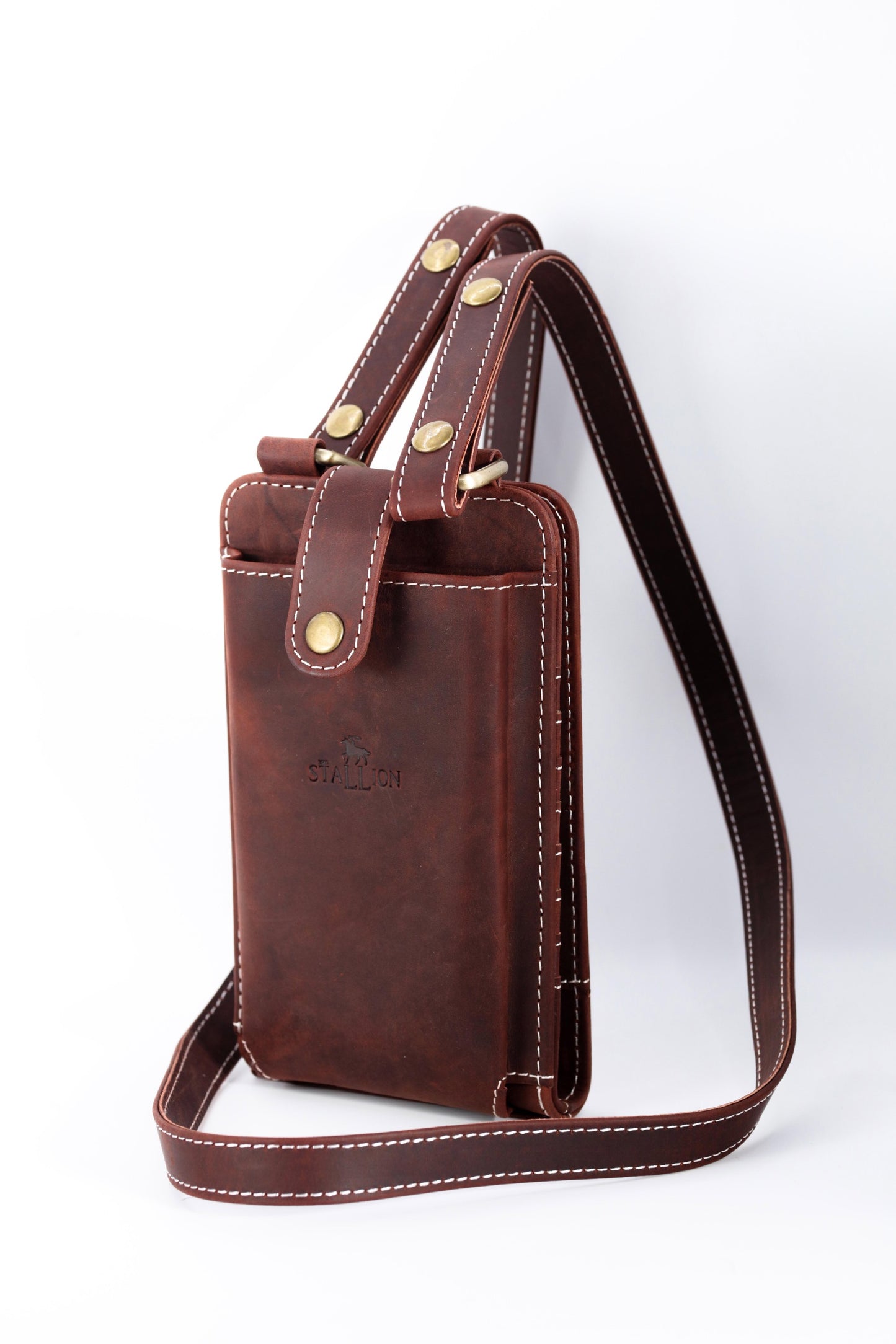 Phone Messenger Bag in Vintage style
