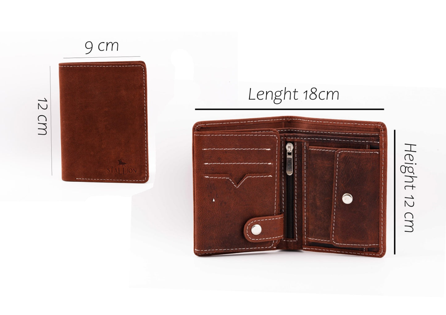 Thee STALLION Full Grain Buffalo skin Premium Wallet
