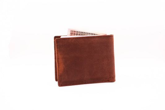 'Maverick' Crazy Horse Leather Wallet ( Three Crazy horse Shades )