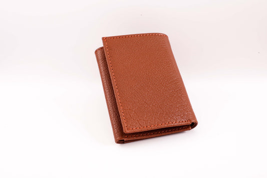 "Bison Bifold: Embrace the Wild with our Handcrafted Buffalo Skin Wallet - Perfect for both Men and Women" in Two colors