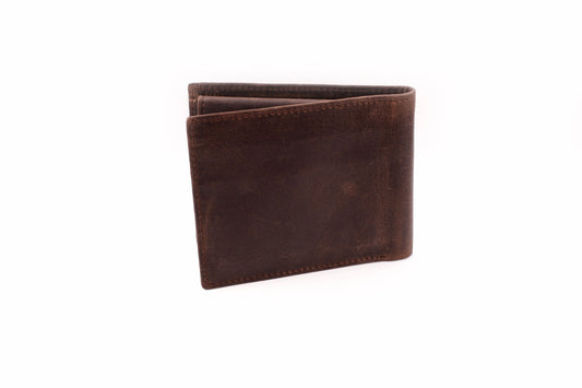 'Maverick' Crazy Horse Leather Wallet ( Three Crazy horse Shades )
